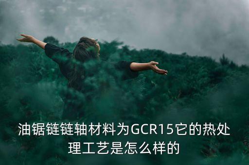 油鋸鏈鏈軸材料為GCR15它的熱處理工藝是怎么樣的