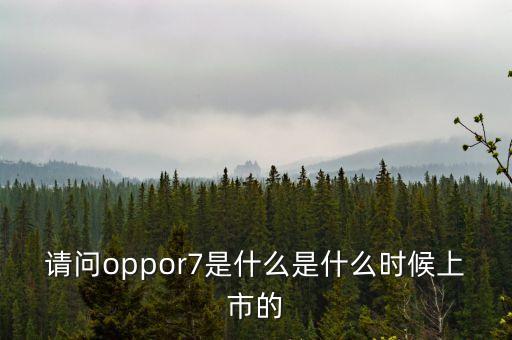 oppor17什么時(shí)候上市的，oppor2017哪年出的