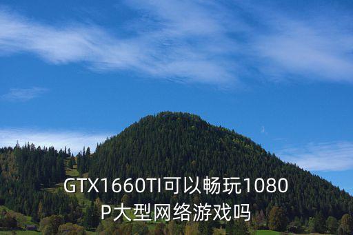 GTX1660TI可以暢玩1080P大型網(wǎng)絡(luò)游戲嗎