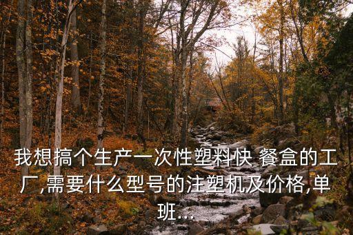 pp餐盒生產(chǎn)全自動化設(shè)備廠家