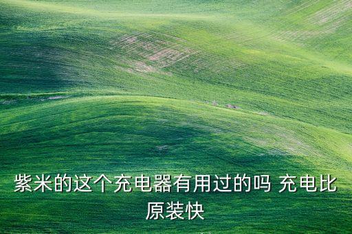 紫米充電器，紫米充電寶和小米充電寶哪個(gè)好