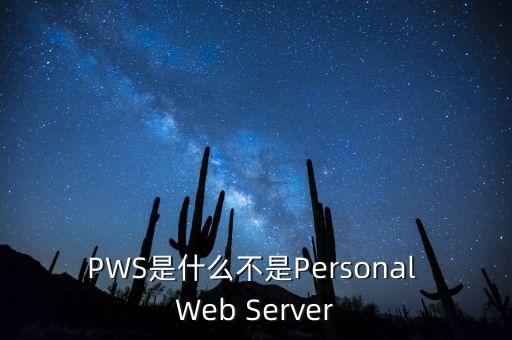 PWS是什么不是Personal Web Server