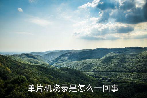 燒錄，什么是燒錄呀