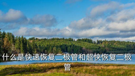 快速恢復(fù)二極管，什么是快速恢復(fù)二極管和超快恢復(fù)二極管