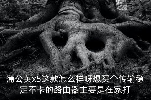 蒲公英x5這款怎么樣呀想買個傳輸穩(wěn)定不卡的路由器主要是在家打