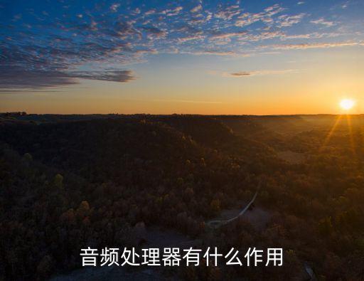 音頻處理器的作用，汽車(chē)音響音頻處理器 是干什么的作用