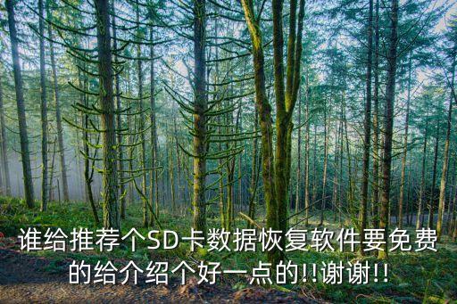sd卡格式化后數(shù)據(jù)恢復(fù)免費(fèi)軟件,sd卡格式化后怎么恢復(fù)?