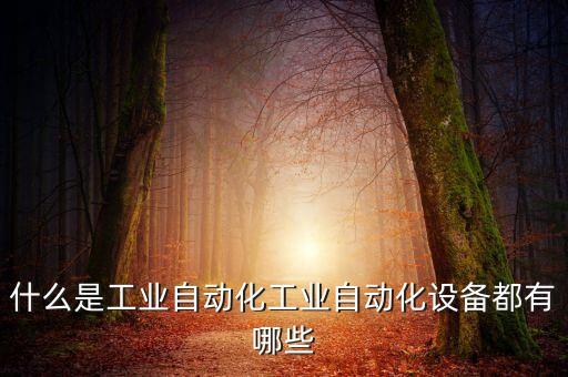 什么是工業(yè)自動(dòng)化工業(yè)自動(dòng)化設(shè)備都有哪些