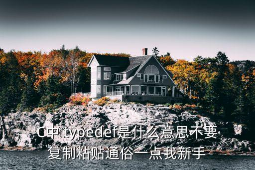 typedef，C語(yǔ)言中typedef的用法