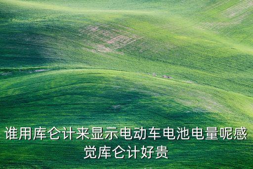 誰用庫侖計(jì)來顯示電動車電池電量呢感覺庫侖計(jì)好貴