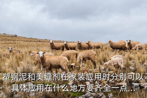 塑鋼泥和美縫劑在家裝應用時分別可以具體應用在什么地方要齊全一點...