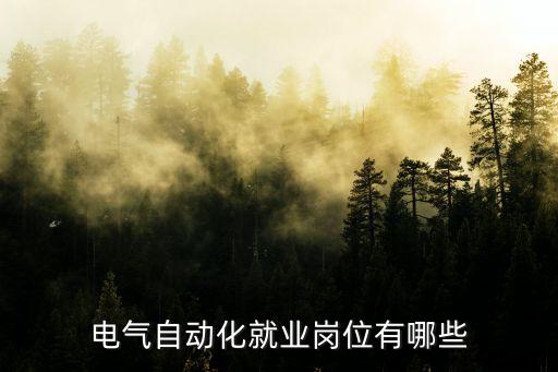 滄州電氣儀表自動(dòng)化招聘,電氣自動(dòng)化可從事什么工作?