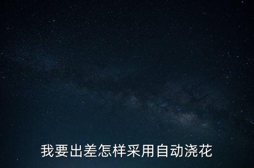 自動澆花，有什么方式可以實現(xiàn)給花盆自動澆水