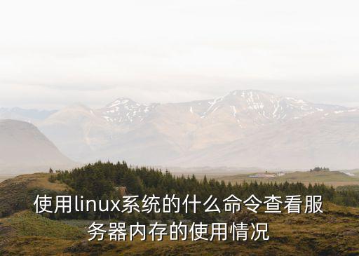 使用linux系統(tǒng)的什么命令查看服務(wù)器內(nèi)存的使用情況