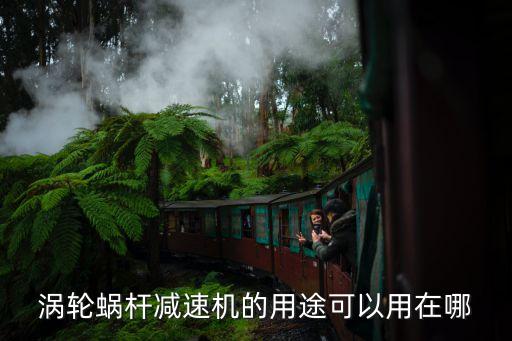 渦輪蝸桿減速機的用途可以用在哪