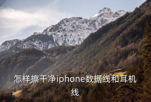 怎樣擦干凈iphone數(shù)據線和耳機線