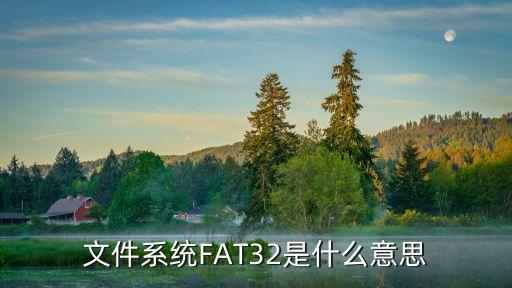 fat32，fat32是什么意思