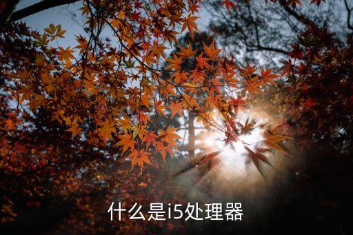 什么是i5處理器