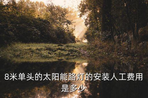 8米單頭的太陽能路燈的安裝人工費(fèi)用是多少