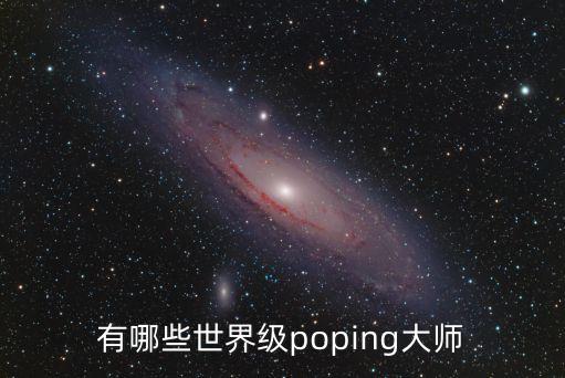 有哪些世界級(jí)poping大師