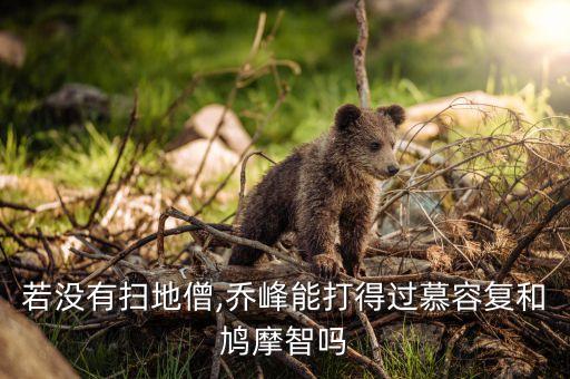 若沒有掃地僧,喬峰能打得過慕容復和鳩摩智嗎