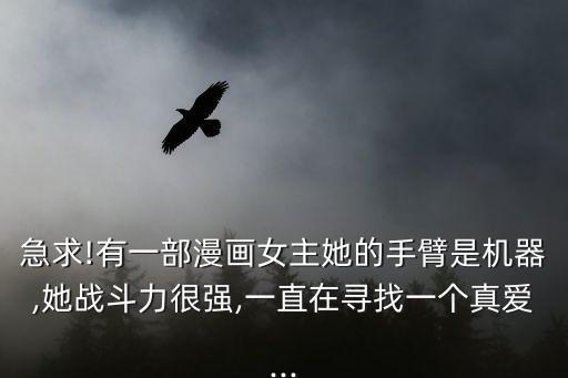 急求!有一部漫畫女主她的手臂是機器,她戰(zhàn)斗力很強,一直在尋找一個真愛...