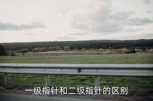 一級(jí)指針和二級(jí)指針的區(qū)別