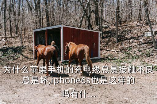 為什么蘋果手機的充電線總是接觸不良總是壞,iphone6s也是這樣的嗎有什...