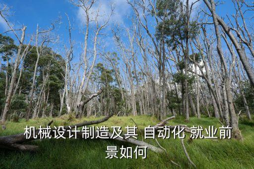 機械及其自動化專業(yè)就業(yè),機械自動化專業(yè)就業(yè)前景