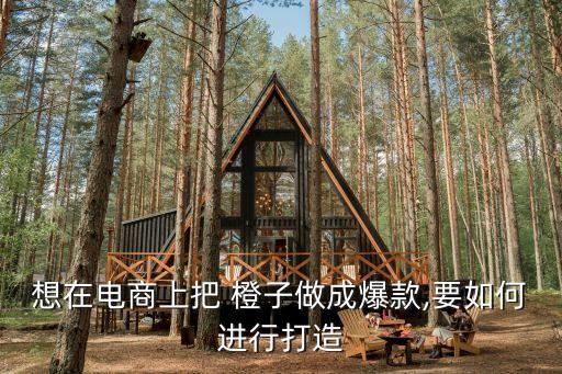 想在電商上把 橙子做成爆款,要如何進(jìn)行打造
