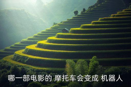 哪一部電影的 摩托車會(huì)變成 機(jī)器人