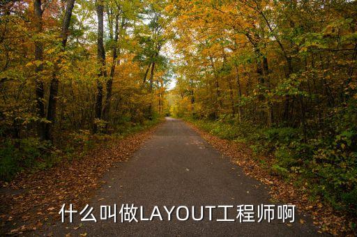 layout工程師，LAYOUT工程師是什么