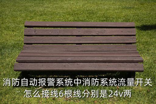 消防自動(dòng)報(bào)警系統(tǒng)中消防系統(tǒng)流量開關(guān)怎么接線6根線分別是24v兩