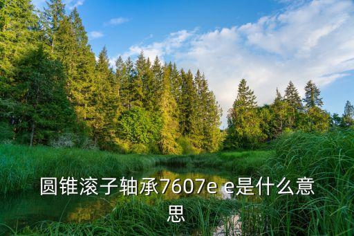 圓錐滾子軸承，圓錐滾子軸承有什么用途