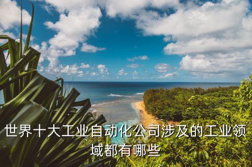 世界十大工業(yè)自動化公司涉及的工業(yè)領(lǐng)域都有哪些