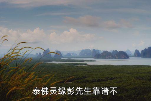 泰佛靈緣彭先生靠譜不