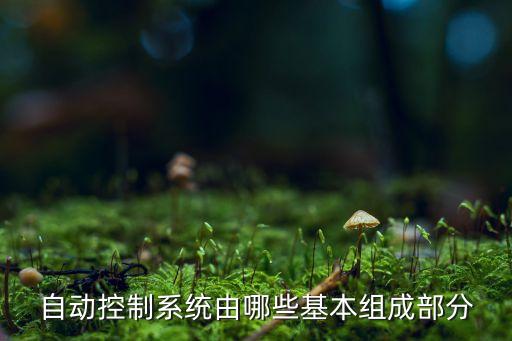 自動控制系統(tǒng)由哪些基本組成部分