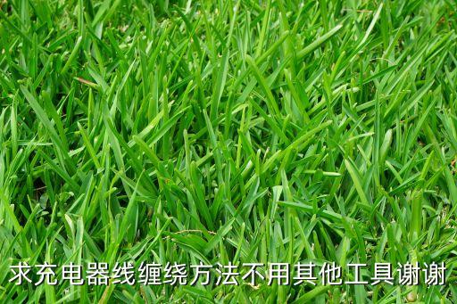 求充電器線纏繞方法不用其他工具謝謝