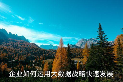 更好地運(yùn)用大數(shù)據(jù),如何用好大數(shù)據(jù)?