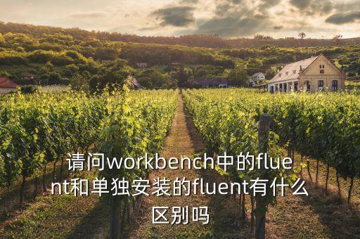 請(qǐng)問(wèn)workbench中的fluent和單獨(dú)安裝的fluent有什么區(qū)別嗎