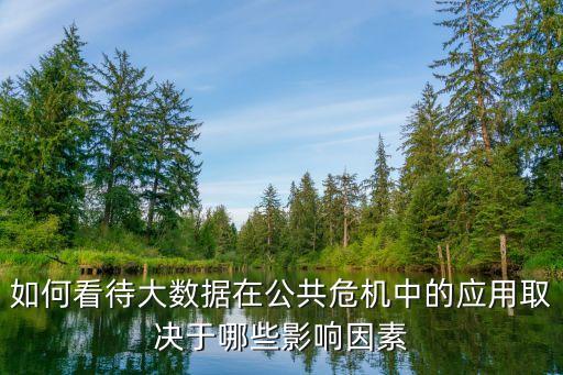 如何看待大數(shù)據(jù)在公共危機(jī)中的應(yīng)用取決于哪些影響因素