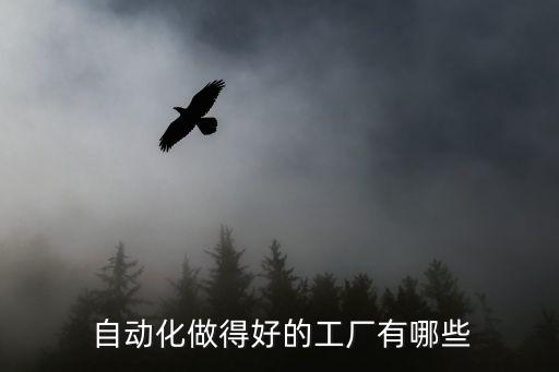  自動化做得好的工廠有哪些