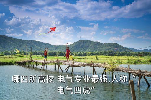 哪四所高校 電氣專業(yè)最強,人稱“ 電氣四虎”