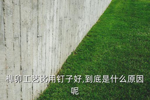 榫卯工藝比用釘子好,到底是什么原因呢