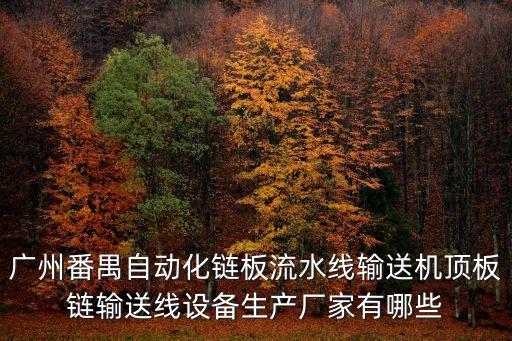 廣州番禺自動(dòng)化鏈板流水線輸送機(jī)頂板鏈輸送線設(shè)備生產(chǎn)廠家有哪些