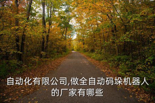 億豐自動(dòng)化有限公司,做全自動(dòng)碼垛機(jī)器人的廠家有哪些?