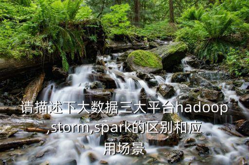 請(qǐng)描述下大數(shù)據(jù)三大平臺(tái)hadoop,storm,spark的區(qū)別和應(yīng)用場景