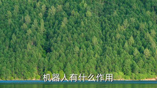 機器人有什么作用