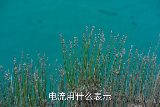 電流用什么表示