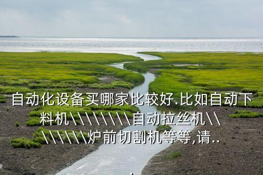自動化設(shè)備買哪家比較好.比如自動下料機\\\\\\\\自動拉絲機\\\\\\\\爐前切割機等等,請...